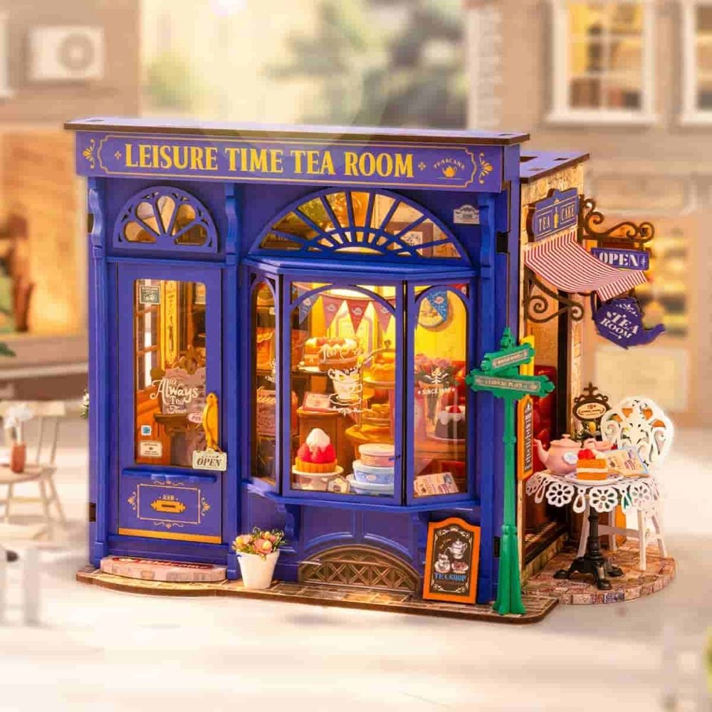 Maison Miniature Détente au Salon de Thé 