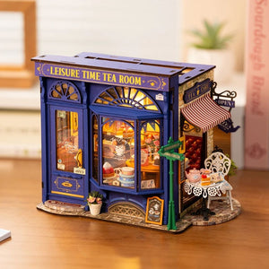 Maison Miniature Détente au Salon de Thé