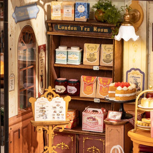 Maison Miniature Détente au Salon de Thé