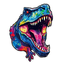 Charger l&#39;image dans la galerie, Puzzle 2D en Bois - Dinosaure Cool
