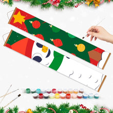 Charger l'image dans la galerie, Peinture par Numéros Décorations de Porte - Bonhomme de Neige Souriant