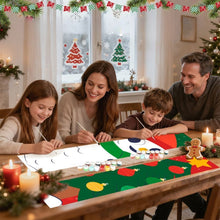 Charger l'image dans la galerie, Peinture par Numéros Décorations de Porte - Bonhomme de Neige Souriant