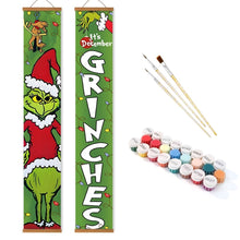 Charger l'image dans la galerie, Peinture par Numéros Décorations de Porte - Ambiance de Noël