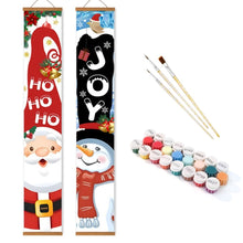 Charger l'image dans la galerie, Peinture par Numéros Décorations de Porte - HO HO HO