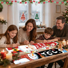 Charger l'image dans la galerie, Peinture par Numéros Décorations de Porte - HO HO HO