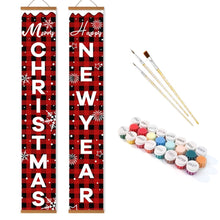 Charger l&#39;image dans la galerie, Peinture par Numéros Décoration de Porte - Bonne Année