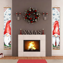 Charger l&#39;image dans la galerie, Peinture par Numéros Décoration de Porte - Lutins Enneigés