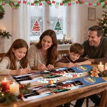 Charger l&#39;image dans la galerie, Peinture par Numéros Décoration de Porte - Ballet de Noël