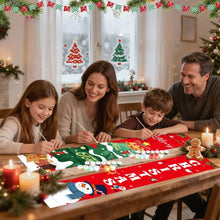 Charger l&#39;image dans la galerie, Peinture par Numéros Décoration de Porte - Veille de Noël