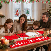 Charger l&#39;image dans la galerie, Peinture par Numéros Décoration de Porte - Père Noël Content