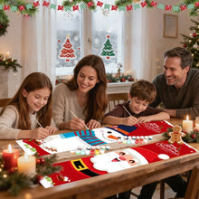 Charger l&#39;image dans la galerie, Peinture par Numéros Décoration de Porte - Bonhomme de Neige Douillet