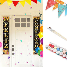 Charger l'image dans la galerie, Peinture par Numéros Décorations de Porte - Feliz Cumpleaños