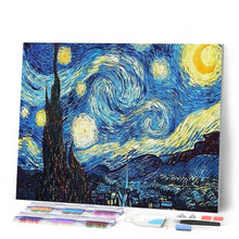 Charger l'image dans la galerie, Broderie Diamant - Nuit étoilée 40x50cm toile tendue sur châssis