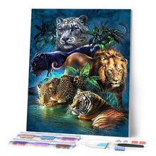 Charger l'image dans la galerie, Broderie Diamant | Broderie Diamant - Animaux de la Jungle | animaux Broderie Animaux | FiguredArt
