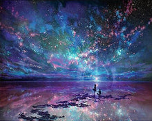 Charger l'image dans la galerie, Broderie Diamant | Broderie Diamant - Ciel étoilé et Romance | Broderie Paysages paysages | FiguredArt