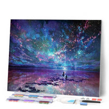 Charger l'image dans la galerie, Broderie Diamant | Broderie Diamant - Ciel étoilé et Romance | Broderie Paysages paysages | FiguredArt