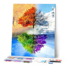 Charger l'image dans la galerie, Broderie Diamant | Broderie Diamant - Les 4 saisons | Broderie Paysages paysages | FiguredArt