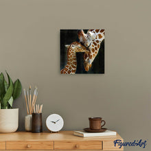 Charger l'image dans la galerie, Broderie Diamant | Broderie Diamant - La Famille Girafe | animaux Broderie Animaux girafes | FiguredArt
