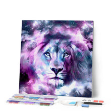 Charger l'image dans la galerie, Broderie Diamant | Broderie Diamant - Tête de Lion Fantaisie | animaux Broderie Animaux lions | FiguredArt