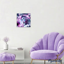 Charger l'image dans la galerie, Broderie Diamant | Broderie Diamant - Tête de Lion Fantaisie | animaux Broderie Animaux lions | FiguredArt