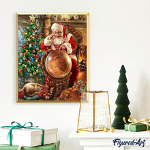 Charger l'image dans la galerie, Broderie Diamant | Broderie Diamant - Père Noël | Broderie Religion Noël | FiguredArt