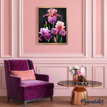 Charger l'image dans la galerie, Broderie Diamant | Broderie Diamant - Jolies Fleurs | Broderie Fleurs fleurs | FiguredArt