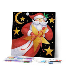 Charger l'image dans la galerie, Broderie Diamant | Broderie Diamant - Père Noël Cartoon | Broderie Religion Noël | FiguredArt