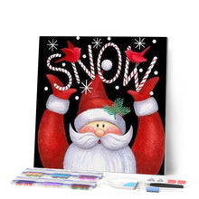 Charger l'image dans la galerie, Broderie Diamant | Broderie Diamant - Père Noël Snow | Broderie Religion Noël | FiguredArt