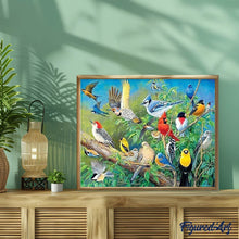 Charger l'image dans la galerie, Broderie Diamant | Broderie Diamant - Oiseaux Tropicaux | animaux Broderie Animaux oiseaux | FiguredArt