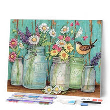 Charger l'image dans la galerie, Broderie Diamant | Broderie Diamant - Vases et Oiseau | animaux Broderie Animaux Broderie Cuisine cuisine oiseaux | FiguredArt