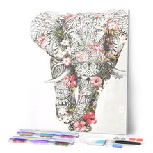 Charger l'image dans la galerie, Broderie Diamant | Broderie Diamant - Design déléphant | animaux Broderie Animaux éléphants | FiguredArt