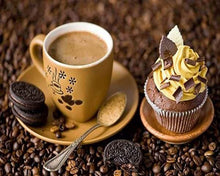Charger l'image dans la galerie, Broderie Diamant | Broderie Diamant - Café et petits biscuits | Broderie Cuisine cuisine | FiguredArt