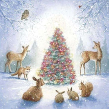 Charger l'image dans la galerie, Broderie Diamant | Broderie Diamant - Sapin de Noël et Animaux | animaux Broderie Animaux Noël | FiguredArt