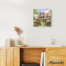 Charger l'image dans la galerie, Broderie Diamant | Broderie Diamant - Maison de Campagne | Broderie Paysages paysages | FiguredArt