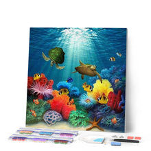 Charger l'image dans la galerie, Broderie Diamant | Broderie Diamant - Sous la Mer | animaux Broderie Animaux | FiguredArt