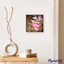 Charger l'image dans la galerie, Broderie Diamant | Broderie Diamant - Petit Oiseau et Fleurs | animaux Broderie Animaux Broderie Fleurs fleurs oiseaux | FiguredArt