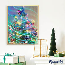 Charger l'image dans la galerie, Broderie Diamant | Broderie Diamant - Sapin de Noël | Broderie Religion Noël | FiguredArt