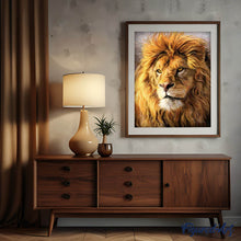 Charger l'image dans la galerie, Broderie Diamant | Broderie Diamant - Le Lion | animaux Broderie Animaux lions | FiguredArt