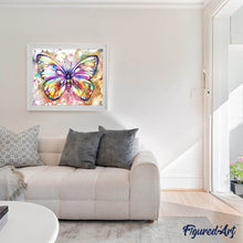 Charger l'image dans la galerie, Broderie Diamant | Broderie Diamant - Papillon Et Couleurs | animaux Broderie Animaux papillons | FiguredArt