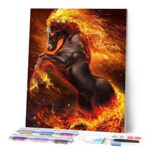 Charger l'image dans la galerie, Broderie Diamant | Broderie Diamant - Cheval de Feu | animaux Broderie Animaux chevaux | FiguredArt