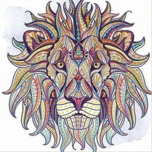 Charger l'image dans la galerie, Broderie Diamant | Broderie Diamant - Lion abstrait | animaux Broderie Animaux lions | FiguredArt