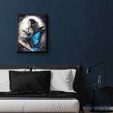Charger l'image dans la galerie, Broderie Diamant | Broderie Diamant - Luciole bleue | animaux Broderie Animaux | FiguredArt