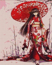 Charger l'image dans la galerie, Broderie Diamant | Broderie Diamant - Geisha | Broderie Romantique romantique | FiguredArt