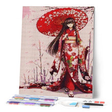 Charger l'image dans la galerie, Broderie Diamant | Broderie Diamant - Geisha | Broderie Romantique romantique | FiguredArt