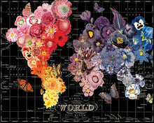 Charger l'image dans la galerie, Broderie Diamant Le monde en Fleurs Broderie Fleurs fleurs | FiguredArt