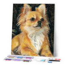 Charger l'image dans la galerie, Broderie Diamant | Broderie Diamant - Petit Chien roux | animaux Broderie Animaux chiens | FiguredArt