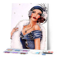 Charger l'image dans la galerie, Broderie Diamant - Femme élégante