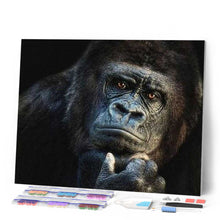 Charger l'image dans la galerie, Broderie Diamant | Broderie Diamant - Gorille | animaux Broderie Animaux singes | FiguredArt