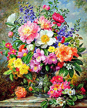 Charger l'image dans la galerie, Broderie Diamant - Un bouquet de fleurs multi couleur