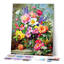 Charger l'image dans la galerie, Broderie Diamant - Un bouquet de fleurs multi couleur